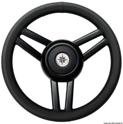 Steering wheel Ghost  3-spoke Ø mm 350 black leath 