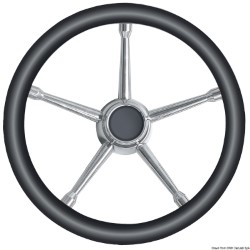 Steer.wheel A SS / 350mm dubh