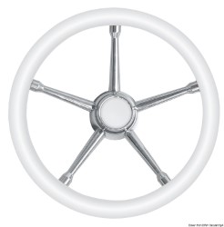 Steer.wheel Un SS / 350mm blanco