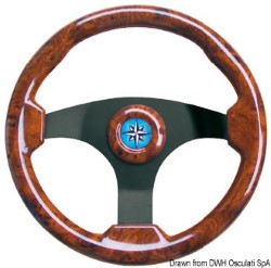Steer.wheel Technic bla / briar