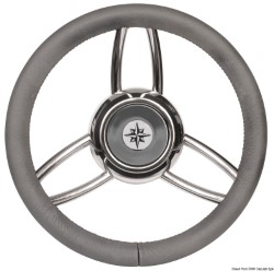 Рулевое колесо Blitz с мягким полиуретановым кольцом серого цвета