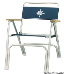 Alum.fold.chair BEACH albastru
