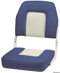 Seat с облегалка ribaltab. De Luxe бяло / синьо