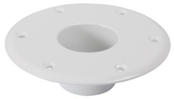 Reserv vit aluminium stöd för bordsbenen Ø 160