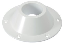 Reserv vit aluminium stöd för bordsbenen Ø 165