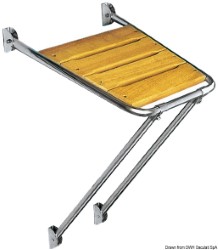 Stern plattform with ladder 45x45 cm 