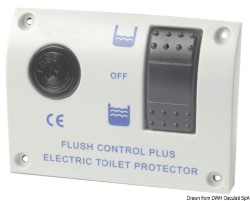 Electric control panel for electric toilets 12 V 