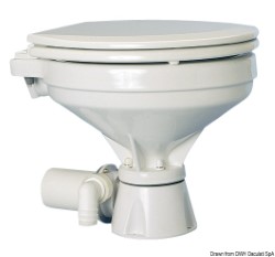 SILENT Comfort WC big bowl 12 V 