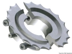 SS line clamp cutter axis Ø 30 mm outer Ø 80 mm 