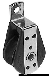 Jednostruki blok 1 koloturnik s nožnim blokom AISI316 22x6