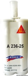 Sika ADEKIT A236-25 anuncio. negro bicomponente 400 ml