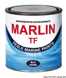 Marlin TF antifouling sky zwart 2,5 ltr
