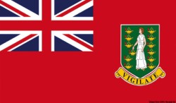 Flag Британски Вирджински острови наемник. 20x30