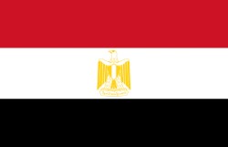 Flagge Ägypten 20 x 30 cm 