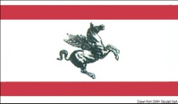 Flagge Toskana 20 x 30 cm 