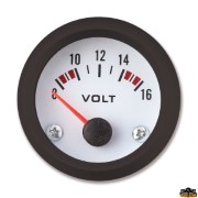 Volt gauge electrical white color