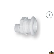 Water drainage bushing internal diameter 42 mm length 85 mm with hose connector