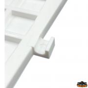 Piastra proteggi poppa plastica zigrinata colore bianco dimensioni 450x360 mm