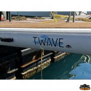 Passerella gonfiabile galleggiante t-wave